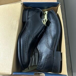 Cole Haan Hann Black Modern Classics Wingtip Oxfords Size 11